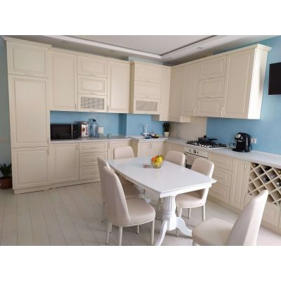 Bucatarie moderna, mat bej Главная на заказ по индивидуальному дизайну доступная цена, современная мебель, в кредит, трансфер...