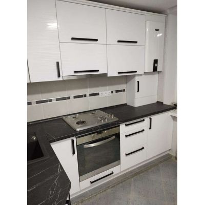 bucatarie alba colt rotund Acasa la comanda design individual pret accesibil, livrare , credit , transfer, mobila moderna