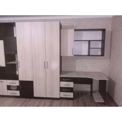 мебель для гостиной на заказ шкафы + компьютерное пространство Главная на заказ по индивидуальному дизайну доступная цена, со...